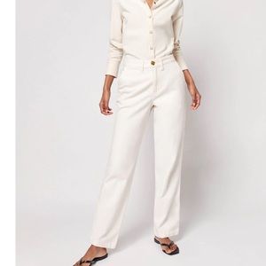 NWT Faherty Endless Pants Natural - Size 29